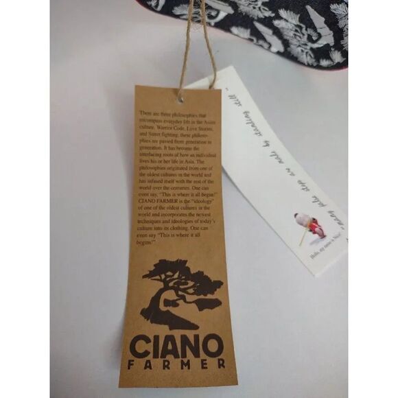 Ciano Farmer Samurai Baseball Hat Snapback Red NWT - Picture 5 of 16